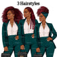 Afro woman in suit, Black girl magic, Boss lady, Lady boss clipart, Fashion girl clipart, Business woman clipart, Afro woman in suit, Curvy girl clipart, Executive woman, Boss girl