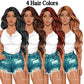Summer girl clipart, Curvy denim girl, Jeans girl clipart, Girl in shorts, Afro girl clipart, Fashion girl clipart, Girl boss, Fashion woman