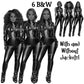 Afro woman in leather bodysuit, Girl boss, Lady boss, Black girl magic, Fashion girl clipart, Fashion illustration, Curvy girl clipart