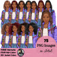 Teenager, Denim jeans girl, Jeans girl clipart, Afro Teen clipart, Fashion girl clipart, Fashion illustration, Student clipart, Denim Girl, Teen