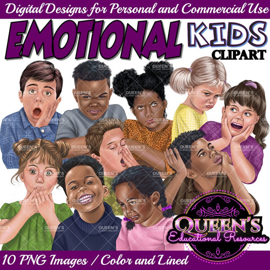 Emotional kids clipart, Kids Emotions and Feelings, Emotion kids clipart, Kiddos clipart, Primary grade students, Kids, Children clipart