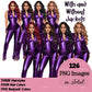 Afro woman in leather bodysuit, Girl boss, Lady boss, Black girl magic, Fashion girl clipart, Fashion illustration, Curvy girl clipart