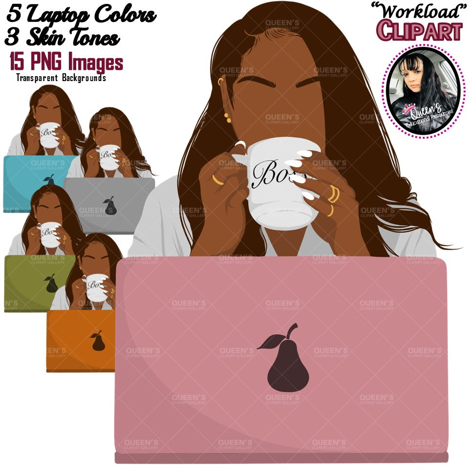 Flat Clipart Bundle, Afro woman drinks coffee, Afro girl clipart,  Black woman, Black girl magic, Fashion girl clipart, Relax at home, Coffee girl
