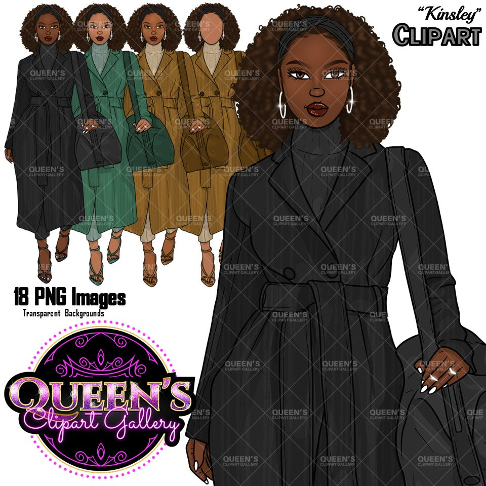 African American woman, Afro girl clipart, Fashion clipart, Black woman clipart, Black girl magic, Fashion girl clipart, Girl boss clipart