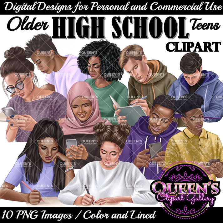 Teenagers Clipart, Teen Clipart, Students Writing, Clipart Teens, Teen ...