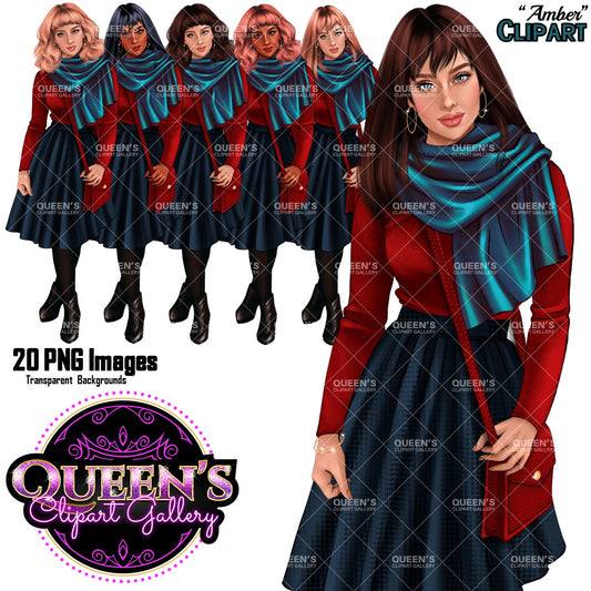 Lady clipart, Woman clipart, Fashion girl clipart, Fashion illustration, Teacher clipart, Girl boss clipart, Woman in skirt clipart, Woman