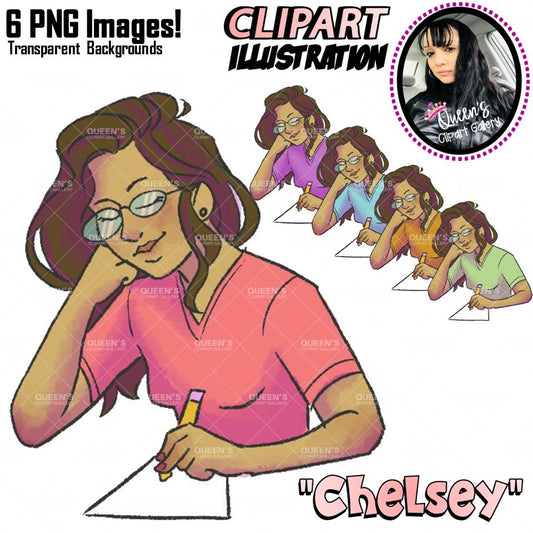 Teen clipart, Teen writing, Cartoonish illustration, Comic illustration, Clipart, Comic style people, Teenager, Back to school, cartoon teen