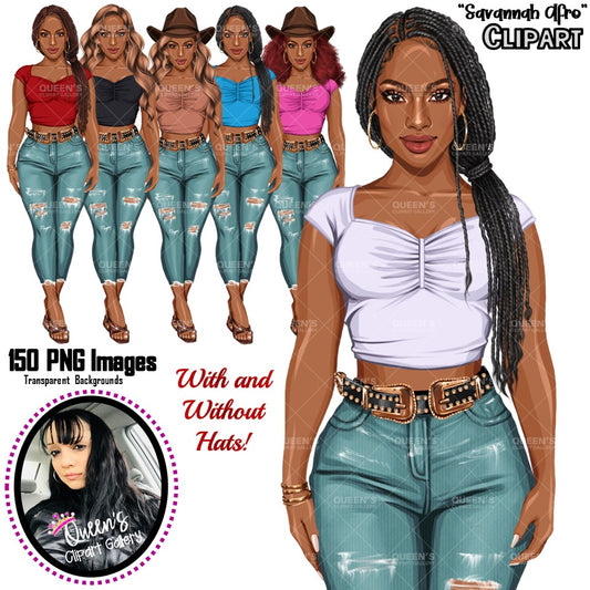 Afro Denim jeans girl, Jeans girl clipart, Woman clipart, Fashion girl clipart, Fashion illustration, Afro girl clipart,  Denim Girl Clipart