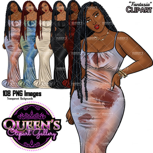 Afro girl clipart, Fashion girl clipart, Black woman clipart, Black girl magic, Curvy girl clipart, Girl boss, Lady boss, Party girl clipart