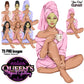 Spa Day clipart, Spa girl, Relax at home, Fashion girl clipart, Cozy Clipart, Mindfulness clipart, African American clipart, Spa Clipart