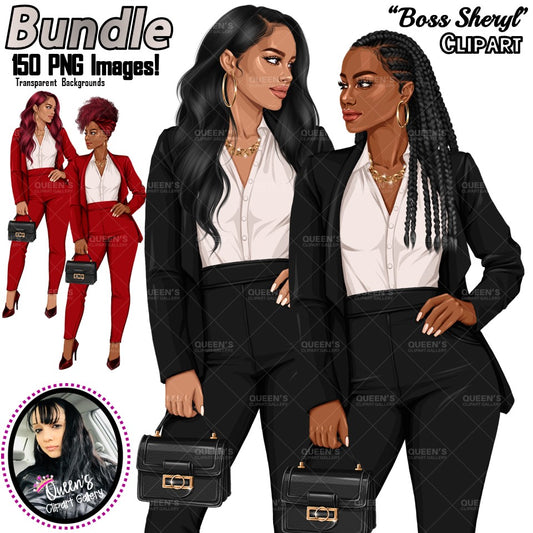 Afro woman in business suit, Black girl magic, Boss lady, Lady boss clipart, Fashion girl clipart, Business woman clipart, Afro woman in suit, Curvy girl clipart, Executive woman, Boss girl