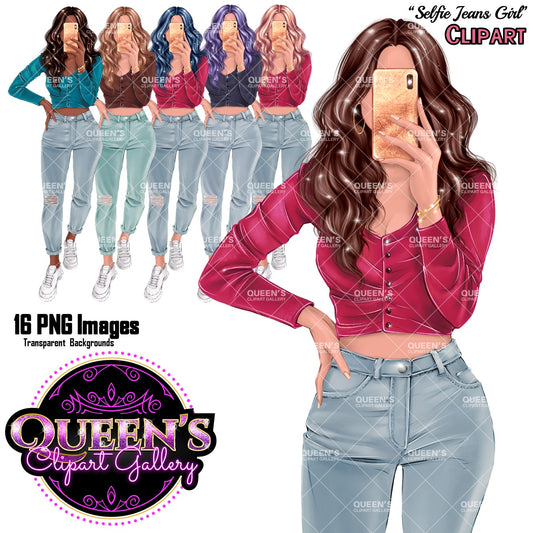 Selfie girl clipart, Cell phone girl, Planner girl clipart, Woman clipart, Lady boss, Fashion girl clipart, Fashion woman, Selfie clipart