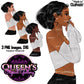 Teenager, Afro girl clipart, Fashion girl clipart, Black girl clipart, Black girl magic, Young girl clipart, Teen clipart, Black girl png