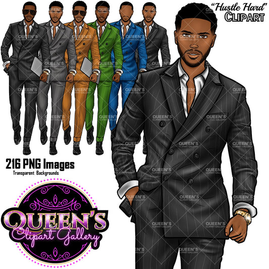 Man clipart, Handsome man clipart, Boyfriend clipart, Casual man clipart, Business man, African American man clipart, Black man clipart