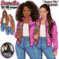 Teenager, Denim jeans girl, Jeans girl clipart, Afro Teen clipart, Fashion girl clipart, Fashion illustration, Student clipart, Denim Girl, Teen
