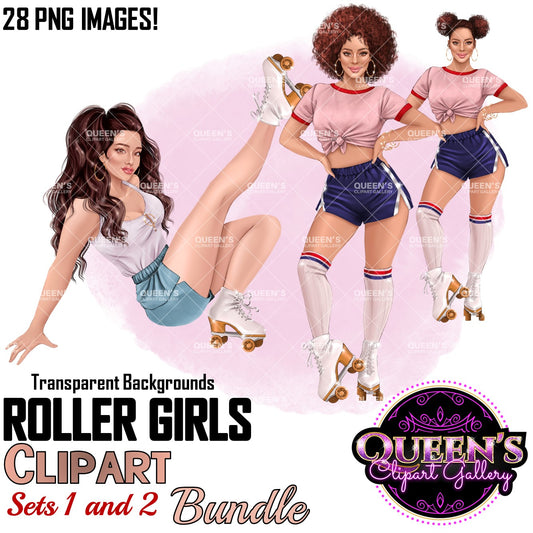 Roller skates clipart, Girl roller skating, Retro roller skates, Fashion girl clipart, Teenager clipart, Skating clipart, Skater girl, Skate