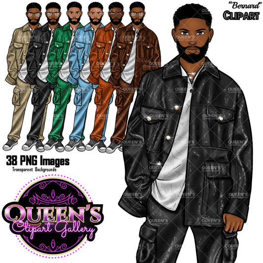 Man clipart, Business man clipart, Boyfriend clipart, Casual man clipart, Boy clipart, Male clipart, African American man clipart