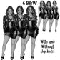 Afro woman in leather dress, Girl boss, Lady boss, Black girl magic, Fashion girl clipart, Fashion illustration clipart, Curvy girl clipart