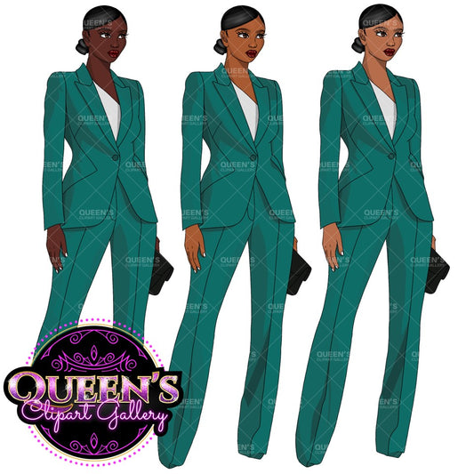 Black girl PNG, Afro girl clipart, Fashion girl clipart, Black woman clipart, Black girl magic, Curvy girl clipart, Business woman, Curvy