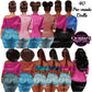 Backs turned clipart, Woman's back clipart, Customizable clipart, Afro girl clipart, Fashion girl clipart, Fashion illustration clipart
