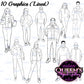 Teenagers Clipart, Teen Clipart, Mature Teens Clipart, Teenagers Clipart, Teens, Students Clipart, Back to School Clipart, High School Kids