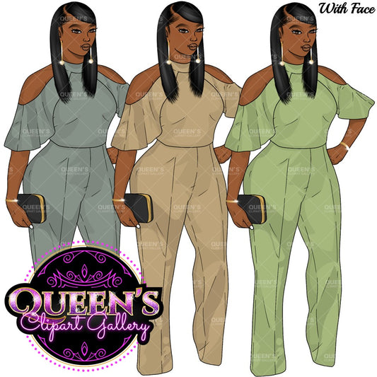 Afro girl clipart, Fashion girl clipart, Black woman clipart, Black girl magic, Curvy girl clipart, Girl boss, Lady boss, Party girl clipart