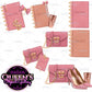 Pink Girl Boss Clipart PNG Bundle | Planner Accessories Clipart | Feminine Office Clipart | Luxury Desk Accessories | Business Planner PNG