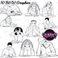 Stressed Teachers, Teacher clipart, Teachers, Teaching clipart, Lady Boss, Afro Teacher clipart, Teacher's Day clipart, Back to School