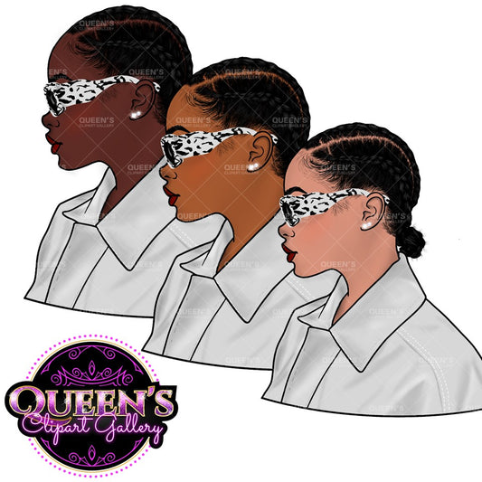 Face clipart, Afro girl clipart, Fashion girl clipart, Girl boss clipart, Girl in sunglasses, Black woman, Black girl magic Teenager clipart