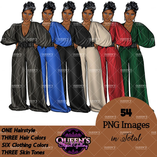 Afro girl clipart, Fashion girl clipart, Black woman clipart, Black girl magic, Curvy girl clipart, Girl boss, Lady boss, Party girl clipart