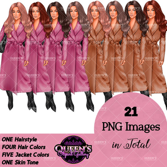 Woman in coat clipart, Fall clipart, Fashion girl clipart, Fashion illustration, Lady boss clipart, Girl boss clipart, Woman clipart, Curvy
