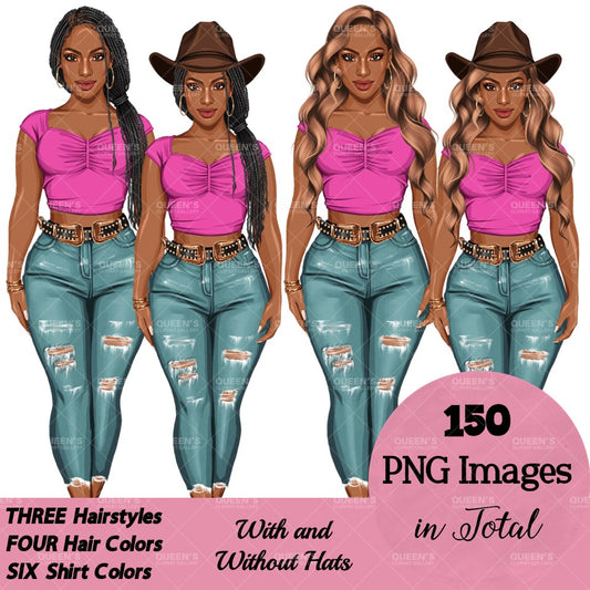 Afro Denim jeans girl, Jeans girl clipart, Woman clipart, Fashion girl clipart, Fashion illustration, Afro girl clipart,  Denim Girl Clipart