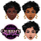 Afro Face Clipart, Afro Girl, Afro Woman Clipart, African American Woman Clipart, Black Girl Magic, African American Woman, Black Queen