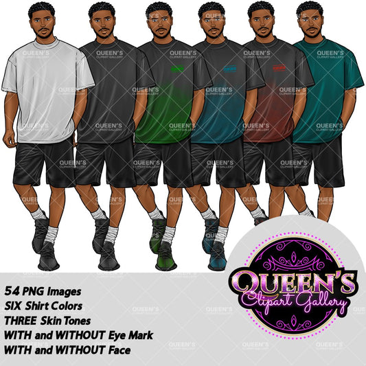 Fitness clipart, Handsome man clipart, Boyfriend clipart, Casual man clipart, Male clipart, African American man clipart, Black man clipart