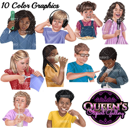 Action kids clipart, Kids in action clipart, Elementary students, Children clipart, Young Kids clipart, Kiddos clipart, Kids clipart