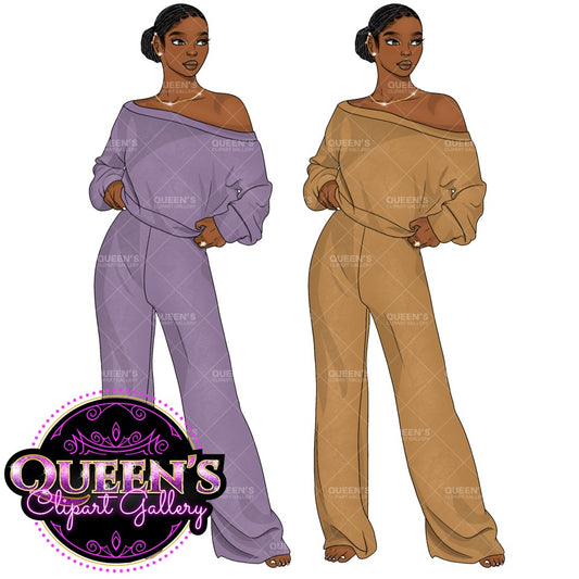 Afro girl clipart, Black girl clipart, Fashion clipart, Black woman clipart, Black girl magic, Fashion girl clipart, Girl boss, Curvy girl