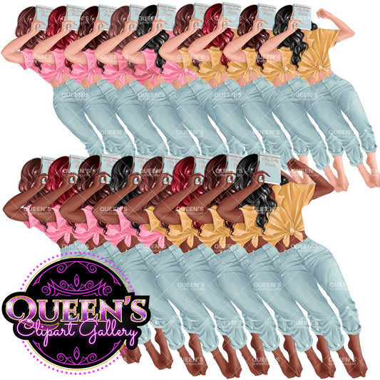 Planner Girl, Fashion Accessories, l Love Books Clipart, Bookworm, Fashion Clipart, Bookish Illustration, Planner Clipart, Booklover Clipart