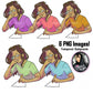 Teen clipart, Teen writing, Cartoonish illustration, Comic illustration, Clipart, Comic style people, Teenager, Back to school, cartoon teen