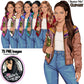 Teenager, Denim jeans girl, Jeans girl clipart, Afro Teen clipart, Fashion girl clipart, Fashion illustration, Student clipart, Denim Girl, Teen