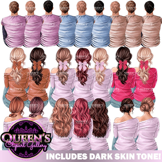 Couple clipart, Friends clipart, Boyfriend clipart, Fashion couple, Family clipart, Custom girlfriend and boyfriend clipart, Lovers clipart