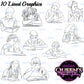 Middle School Students, Teenagers Clipart, Teen Clipart, Adolescents, Kids Clipart, Students Reading and Writing Clipart, Clipart Teens, Kids