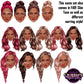 Woman face clipart, Hairstyles clipart, Face clipart, Face chart, Beauty clipart, Fashion clipart, Fashion girl clipart, Fashion PNG, Face
