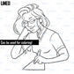 Teen clipart, Teen writing, Cartoonish illustration, Comic illustration, Clipart, Comic style people, Teenager, Back to school, cartoon teen