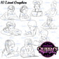 Kids clipart, Young kids clipart, Young students reading and writing, Elementary students, Kids, Kiddos, Student clipart, Children clipart