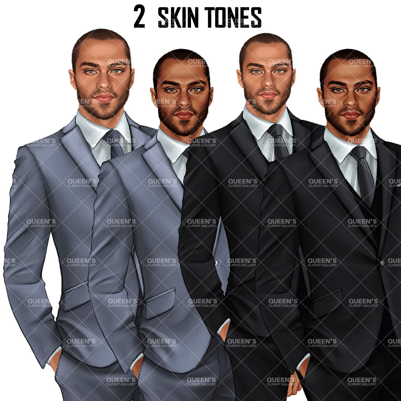 Man in Suit Clipart 