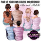 Couple clipart, Friends clipart, Boyfriend clipart, Fashion couple, Family clipart, Custom girlfriend and boyfriend clipart, Lovers clipart