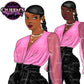 Party girl, Fashion model, Black girl, Afro girl clipart, Fashion girl clipart, Black woman clipart, Black girl magic, African American woman