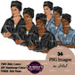 Artist clipart, Technology clipart, Afro girl clipart, Woman on iPad clipart, Black woman clipart, Black girl magic, Fashion girl, Black girl