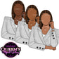 Boss Lady, Boss Woman Clipart, Fashion girl clipart, Girl boss clipart, Black girl, Afro girl clipart, Fashion girl clipart, African American woman