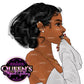 Teenager, Afro girl clipart, Fashion girl clipart, Black girl clipart, Black girl magic, Young girl clipart, Teen clipart, Black girl png